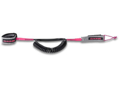 Leash Dakine Sup 10`X3/16" Coiled Ankle Carbon/Pink 2019